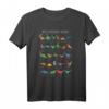 Dinosaurier-Arten Alphabet A-Z T-Rex Dino T-Shirt für Kinder - Perfektes Geschenk für Dino-Fans und Dino-Geburtstagspartys