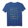 Dinosaurier-Arten Alphabet A-Z T-Rex Dino T-Shirt für Kinder - Perfektes Geschenk für Dino-Fans und Dino-Geburtstagspartys