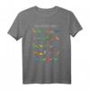 Dinosaurier-Arten Alphabet A-Z T-Rex Dino T-Shirt für Kinder - Perfektes Geschenk für Dino-Fans und Dino-Geburtstagspartys