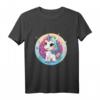 Süßes Baby-Einhorn inmitten bunter Sterne - Magisches Kinder T-Shirt für Einhorn-Fans und Fantasy-Liebhaber