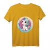 Süßes Baby-Einhorn inmitten bunter Sterne - Magisches Kinder T-Shirt für Einhorn-Fans und Fantasy-Liebhaber