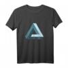 Impossible Penrose Triangel 3D Optische Illusion T-Shirt – Mathematisches Kunstdesign für Nerds & Kunstliebhaber
