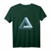 Impossible Penrose Triangel 3D Optische Illusion T-Shirt – Mathematisches Kunstdesign für Nerds & Kunstliebhaber
