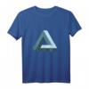 Impossible Penrose Triangel 3D Optische Illusion T-Shirt – Mathematisches Kunstdesign für Nerds & Kunstliebhaber