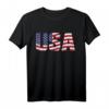USA America Flag T-Shirt – Lustiges patriotisches T-Shirt für 4. Juli, Independence Day & nationale Feiertage in den USA