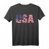 USA America Flag T-Shirt – Lustiges patriotisches T-Shirt für 4. Juli, Independence Day & nationale Feiertage in den USA