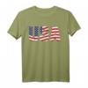 USA America Flag T-Shirt – Lustiges patriotisches T-Shirt für 4. Juli, Independence Day & nationale Feiertage in den USA