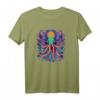 Psychedelisches Schwarzlicht-Poster mit Octopus - Trippy 70er Jahre Hippie-Kunst für Geburtstags- und Feiertagsgeschenke