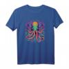 Psychedelisches Schwarzlicht-Poster mit Octopus - Trippy 70er Jahre Hippie-Kunst für Geburtstags- und Feiertagsgeschenke