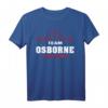 OSBORNE Nachname Familien-T-Shirt - Team OSBORNE Lifetime Member Shirt für Familienfeiern, Geburtstage, Weihnachten & Feiertage