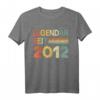 10. Geburtstagsgeschenke Jungen & Mädchen Legendär Seit 2012 - Vintage T-Shirt für Kinder, tolles Geschenk zum 10. Geburtstag