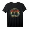 161 Jahre alt, legendärer Retro-Vintage-Stil Geburtstags-T-Shirt, Vintage Design für Jubiläum 1860, Perfektes Geschenk für Ihn