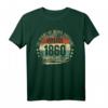 161 Jahre alt, legendärer Retro-Vintage-Stil Geburtstags-T-Shirt, Vintage Design für Jubiläum 1860, Perfektes Geschenk für Ihn