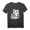 Lustiges Japanisches Anime Katze Ramen Nudeln Kawaii T-Shirt – Niedliches Manga Design für Katzen- und Anime-Liebhaber für Damen, Herren & Kinder