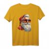 Lustiges Weihnachtsmann Gesicht mit Sonnenbrille T-Shirt – Perfektes Geschenk für Weihnachten, Geburtstag & Festtage