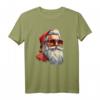 Lustiges Weihnachtsmann Gesicht mit Sonnenbrille T-Shirt – Perfektes Geschenk für Weihnachten, Geburtstag & Festtage