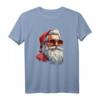 Lustiges Weihnachtsmann Gesicht mit Sonnenbrille T-Shirt – Perfektes Geschenk für Weihnachten, Geburtstag & Festtage