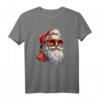 Lustiges Weihnachtsmann Gesicht mit Sonnenbrille T-Shirt – Perfektes Geschenk für Weihnachten, Geburtstag & Festtage