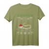 Aal I want for Christmas - Lustiges Angler T-Shirt mit Weihnachtsmann Motiv für Hobbyangler und Fischer als Ugly Christmas Sweater Geschenk