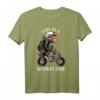 Monkey Bike T-Shirt mit Affen Cartoon Illustration – Lustiges Streetwear für Motorrad- und Cartoon-Fans