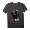 King Pong - Lustiges Gorilla Affen Tischtennis T-Shirt für Fans, Spieler & Trainer – Perfektes Geschenk für Vereinsmitglieder & Tierfreunde
