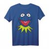 HapKitten The Muppets Kermit Big Face T-Shirt - Offiziell Lizenzierte Muppets Bekleidung für Geburtstagsfans