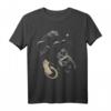 Affe Schimpanse mit Sonnenbrille und Kopfhörer T-Shirt – Lustiges und cooles Tierdesign für Musikliebhaber und Tierfans