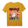 Retro Dogzilla Japanisch Afghanischer Windhund T-Shirt – Lustiges Tiermotiv für Hundeliebhaber & Retro-Design Fans
