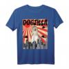 Retro Dogzilla Japanisch Afghanischer Windhund T-Shirt – Lustiges Tiermotiv für Hundeliebhaber & Retro-Design Fans