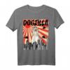 Retro Dogzilla Japanisch Afghanischer Windhund T-Shirt – Lustiges Tiermotiv für Hundeliebhaber & Retro-Design Fans