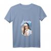HapKitten T-Shirt mit Airbrush Bandana-Design, V-Ausschnitt, offiziell lizenziert, leichtes und klassisch geschnittenes Shirt