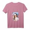 HapKitten T-Shirt mit Airbrush Bandana-Design, V-Ausschnitt, offiziell lizenziert, leichtes und klassisch geschnittenes Shirt