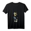 HapKitten Peter Pan Tinkerbell Airbrush Style Sketch T-Shirt mit V-Ausschnitt – Originelles Fan-Shirt für Fans & Feiern