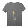 HapKitten Peter Pan Tinkerbell Airbrush Style Sketch T-Shirt mit V-Ausschnitt – Originelles Fan-Shirt für Fans & Feiern