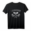 Autolackierer Airbrusher Lackierpistole T-Shirt - Lustiges Geschenk für Lackierer & Airbrush-Künstler mit Totenschädel Motiv