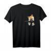 Pocket Shiba Inu Feet Lacrosse Stick T-Shirt – Perfektes Geschenk für Lacrosse Fans, Goalies, Trainer & Hundeliebhaber
