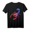 Psychedelisches Skorpion T-Shirt - Farbenfrohes Tiermotiv, Perfektes Geschenk für Skorpion-Geborene & Tierliebhaber