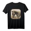Amerikanisches Alt-Westen Pferd T-Shirt mit Quarter Horse Design - Klassisch geschnitten, doppelt genähter Saum