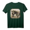 Amerikanisches Alt-Westen Pferd T-Shirt mit Quarter Horse Design - Klassisch geschnitten, doppelt genähter Saum