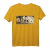 Japanisches Kunsttriptychon T-Shirt mit Skelett und Hexe - Perfekt für Manga-, Anime- und Kunstfans
