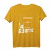 Unterschätze niemals einen alten Mann mit Gitarre T-Shirt – Lustiges Musiker-Outfit für Opa, Rentner & Gitarristen