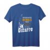 Unterschätze niemals einen alten Mann mit Gitarre T-Shirt – Lustiges Musiker-Outfit für Opa, Rentner & Gitarristen