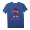 Böse Alte Frau Mama Totenkopf T-Shirt - Rebellisches Damen Design mit Messy Bun und Tattoo Grafik, Perfekt als Geschenk