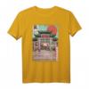 Vaporwave Japanisch Tokio Altstadt T-Shirt – Vintage Anime Kunst & Spirituelle Gebäude, Perfekt als Geschenk für Japan Fans & Kampfsportliebhaber