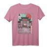 Vaporwave Japanisch Tokio Altstadt T-Shirt – Vintage Anime Kunst & Spirituelle Gebäude, Perfekt als Geschenk für Japan Fans & Kampfsportliebhaber