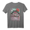 Vaporwave Japanisch Tokio Altstadt T-Shirt – Vintage Anime Kunst & Spirituelle Gebäude, Perfekt als Geschenk für Japan Fans & Kampfsportliebhaber