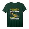 Unterschätze niemals einen alten Mann mit einer Trompete T-Shirt - Lustiges Geschenk für Trompeter zum Geburtstag oder Weihnachten