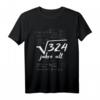 Quadratwurzel 324 = 18 Jahre Alt - Lustiges Geburtstag Geschenk T-Shirt für Mathe, Physik und Wissenschafts-Fans