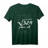 Quadratwurzel 324 = 18 Jahre Alt - Lustiges Geburtstag Geschenk T-Shirt für Mathe, Physik und Wissenschafts-Fans