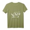 Quadratwurzel 324 = 18 Jahre Alt - Lustiges Geburtstag Geschenk T-Shirt für Mathe, Physik und Wissenschafts-Fans